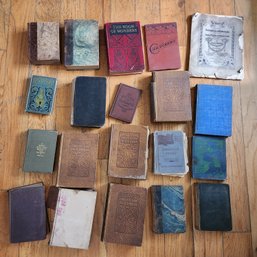 Antique Book 20pc Lot - Vintage Encyclopedia Illustrated Wonders 1897 Simon Dale Peter Mink