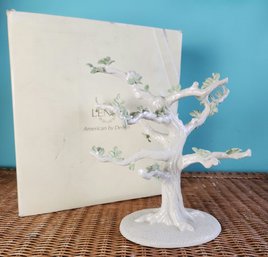 Lenox Ivory Porcelain 12.25 Inch Ornament Display Tree 818038 American By Design With Original Box