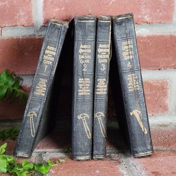 Audels Carpenters And Builders Guide Vols 1-4 Complete Set Antique Frank Graham Woodworking Reference Books