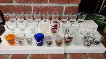 Shot Glasses Vintage Collection Souvenir Theme Jack Daniels Disney Universal Studios LSU Military Barware