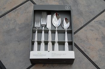 New Threshold Marisol 20-Piece Flatware Set - Service For 4