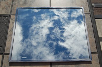 Metal Framed Mirror - About 20.5'x16.5'