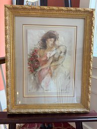 Pretty Original Serigraph 'springtime III' By Gary Benfield