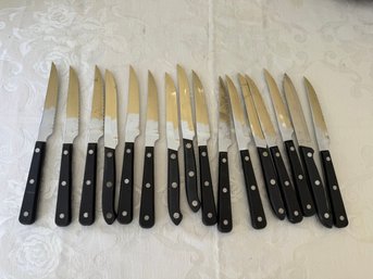 J.A. Henckels Eversharp Stainless Steel Arrested Steak Knives