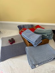 Collection Of Linens Including Napkins, Tablecloths And Placemats