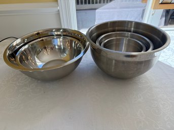 Two Great Sets Of Finedine Mixing Bowls