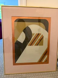 Original Signed Modern Geometric Abstract 'Universe Two'
