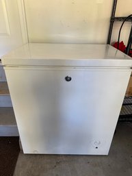 White GE Chest Freezer