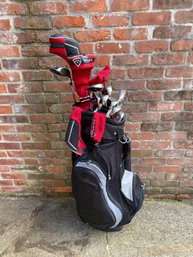 Terrific Set Of Lefty Callaway Golf Clubs And Bag