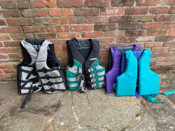 Four Life Preserver Vests