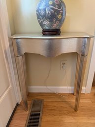 Beautiful Silver Painted Console Table