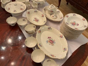 Large Pretty Syracuse China Set