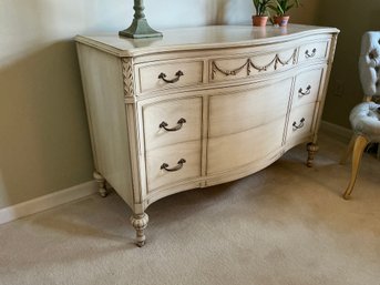 The Grand Rapids Mid Century Mahogany Refinished Dresser And Mirror