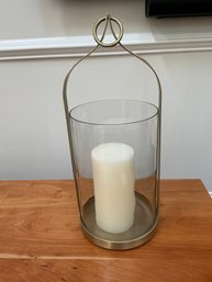Crate & Barrel Pillar Candle Holder