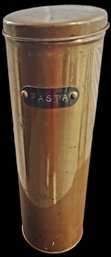 Copper And Brass Pasta Canister