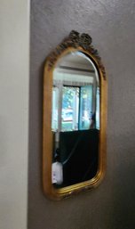 Gold-framed Arched Mirror In Louis Philippe Style
