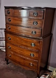 Mahogany Chest-on-chest Dresser, Circa Mid-20th Century