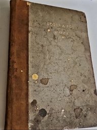 Antique Book Titled 'Poems' By Edgar A. Poe