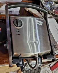 Stainless Steel Electric Panini Press/sandwich Grill By Breville, Model TG425XL