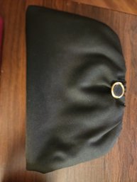 Black Satin Clutch