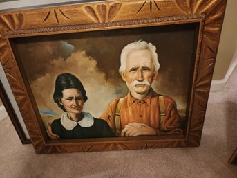 Vintage Framed Art Print Titled 'This Is My Love' By Leslie Emery