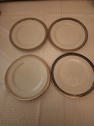 Royal Doulton Pure Platinum Set 4 Bread/Butter