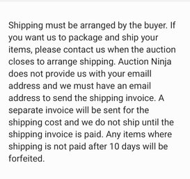 Shipping
