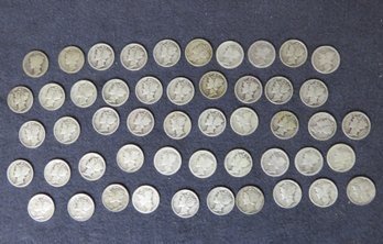 Lot Of 50 Mercury Dimes, Dated Vary In The 1930s