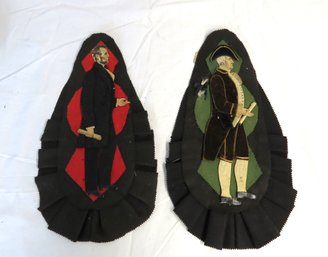 Two Historic Pen Wipers George Washington And Abraham Lincoln