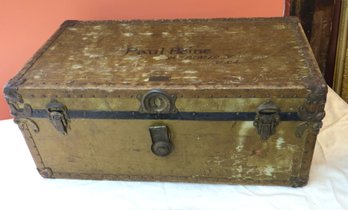 WWI Footlocker. 810th Pioneer Infantry U.S.A.