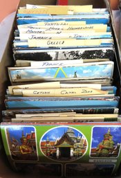 Lot Post Card Magazines, Box Foreign Post Cards