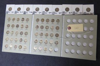 Lot Of 58 Roosevelt Silver Dimes