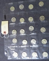 Lot 20 Washington Silver Quarters, All 1964