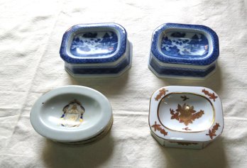 Four Reproduction Open Salts