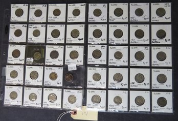 Lot Of 40 Buffalo Nickels, Mixed Dates