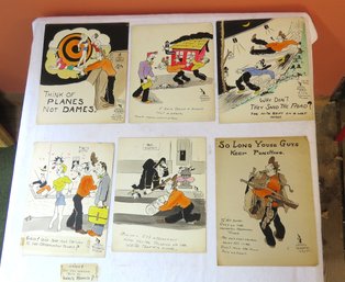 Lot Of WWII Related Watercolor Illustrations By Artist Larry Foster