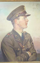 Oil On Canvas Portrait Of Camman Newberry From Beverly Farms MA