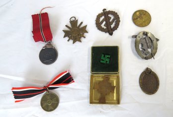 Nine German WWII Medals