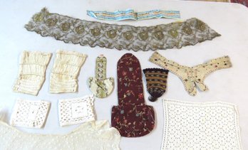 Lot Of Clothing Accessories, Pockets, Wrist Bands, Etc.
