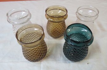 Lot 5 Candle Jars