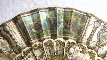Victorian Fan In Original Box