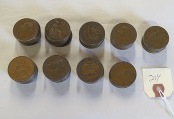 Lot 87 English Large Cents 1926-1962