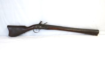 18th Century Blunderbuss With Original Flintlock And Ram Rod