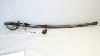 Civil War Era Cavalry Sword With Scabbard