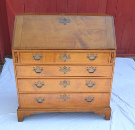 Maple Chippendale Fall Front Desk