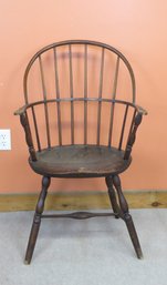 Bow Back Windsor Arm Chair With Bulbous Turnings