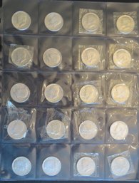 Twenty 1964 Kennedy Half Dollars