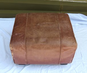Leather Ottoman