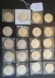 Twenty 1964 Kennedy Half Dollars
