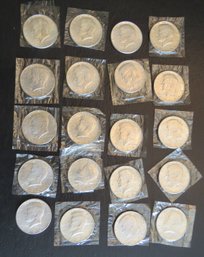 Twenty 1964 Kennedy Half Dollars